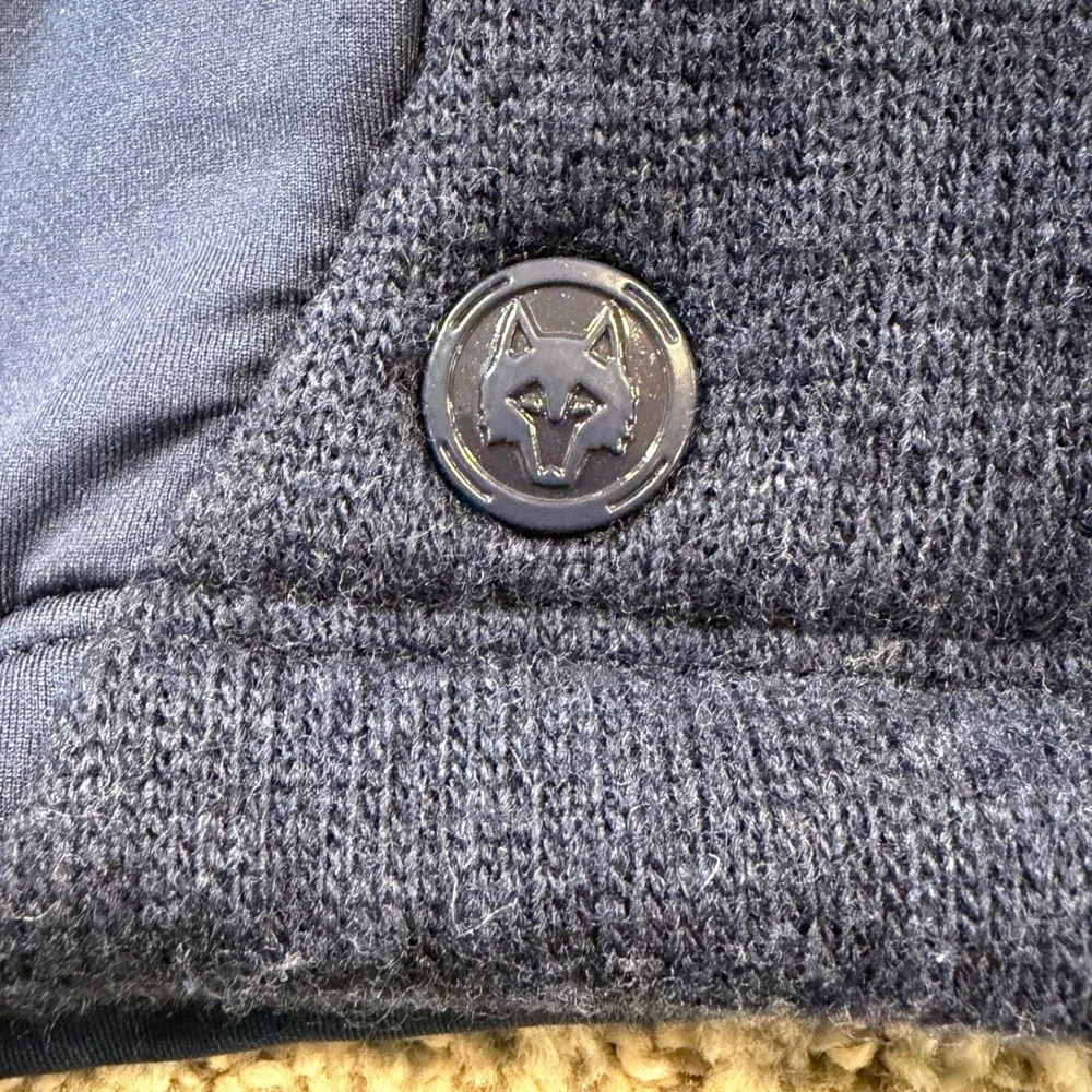 Greyson Full Zip Jacket Mens XXL Navy Blue Wool‎ Blend Hybrid Golf Layer